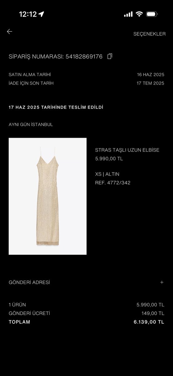 Zara elbise - Görsel 3