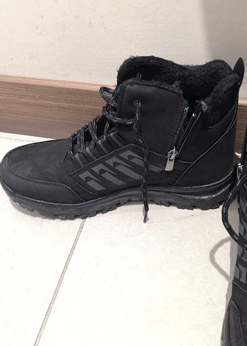 Fermuarlı Siyah Erkek Outdoor Biker Bot - Görsel 3