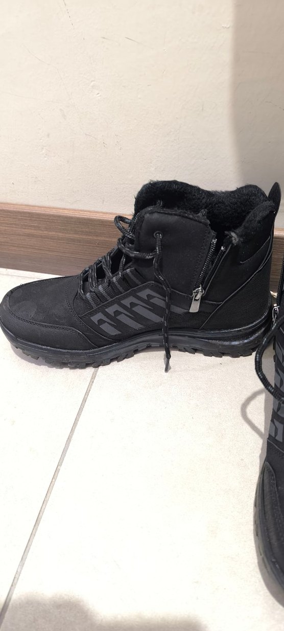 Fermuarlı Siyah Erkek Outdoor Biker Bot - Görsel 3