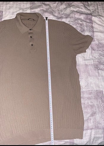 Bej Erkek Polo Tişört Düğmeli Yaka orijinal - Görsel 8
