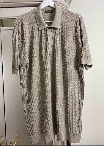 Bej Erkek Polo Tişört Düğmeli Yaka orijinal - Görsel 6