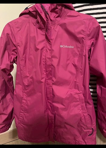 Columbia Pembe Kapüşonlu Kadın Ceket
