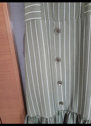 38 Beden yeşil Renk Şık elbise