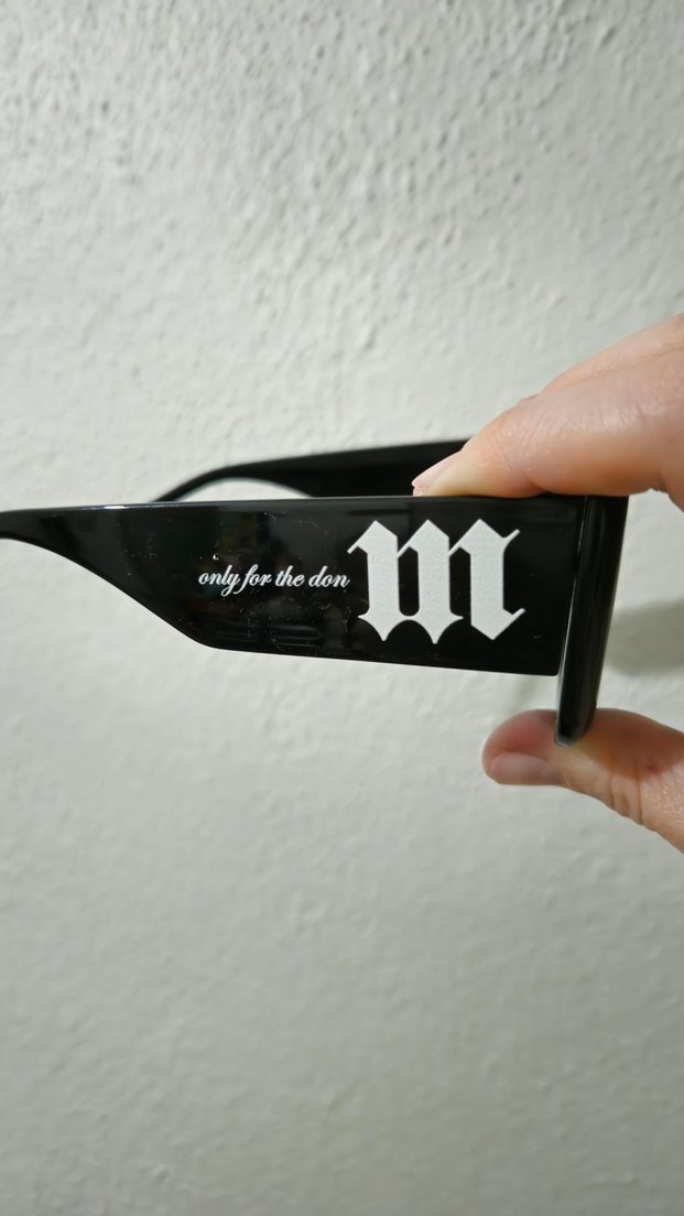 Siyah Şeffaf Erkek Güneş Gözlüğü - Görsel 3