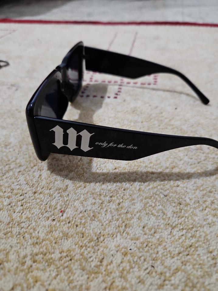 Siyah Şeffaf Erkek Güneş Gözlüğü - Görsel 5