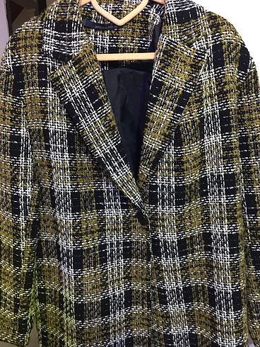 Ekose blazer ceket