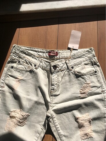 Tiffany Tomato düşük bel vintage pantalon