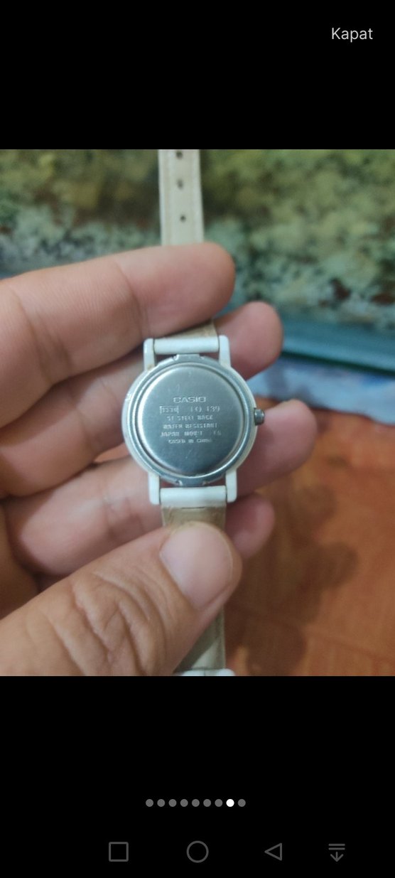 Orjinal Casio Mini Kadın Saat Beyaz - Görsel 4