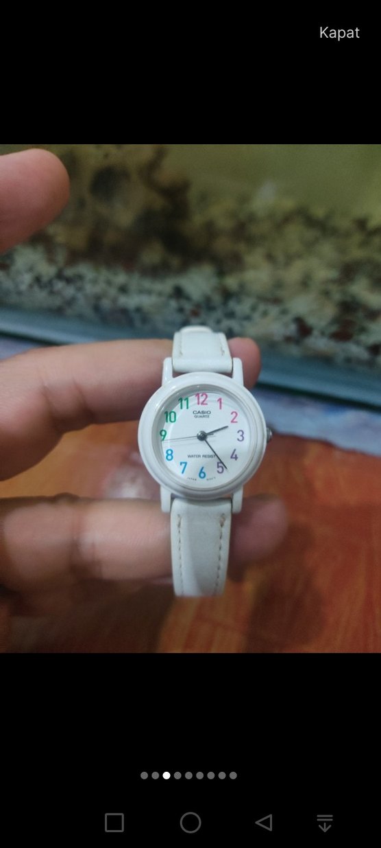 Orjinal Casio Mini Kadın Saat Beyaz - Görsel 3