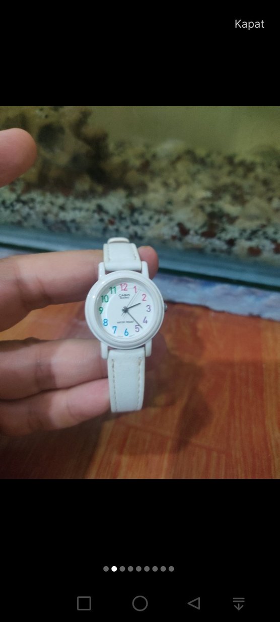 Orjinal Casio Mini Kadın Saat Beyaz - Görsel 2
