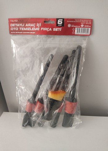 Oto Detay Fırça 6'li Kaliteli Temizlik FIRÇA SETİ - Görsel 8