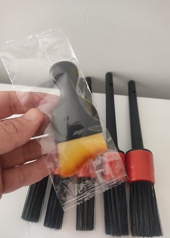 Oto Detay Fırça 6'li Kaliteli Temizlik FIRÇA SETİ - Görsel 2