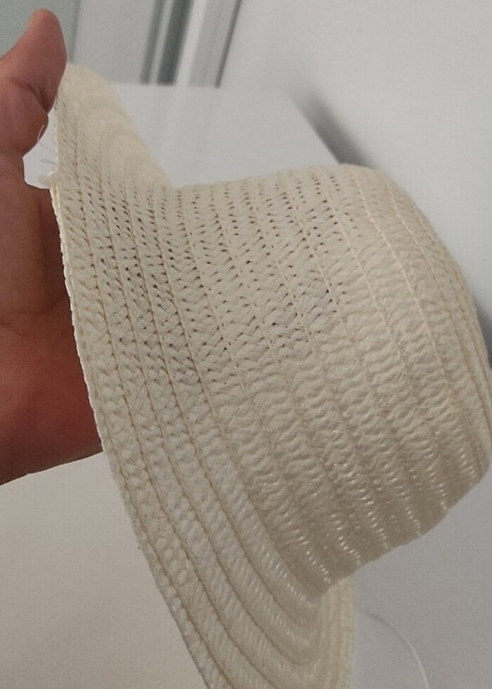 Kız Çocuk Yazlık Hasır Görünümlü Şapka  - Görsel 2