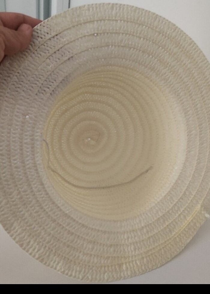 Kız Çocuk Yazlık Hasır Görünümlü Şapka  - Görsel 3