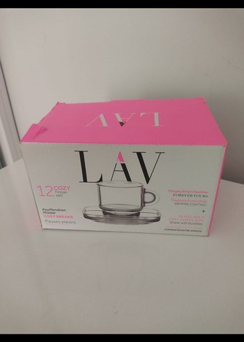 LAV COZY 12 Parça Fincan Seti SIFIR - Görsel 5