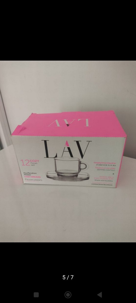 LAV COZY 12 Parça Fincan Seti SIFIR - Görsel 5