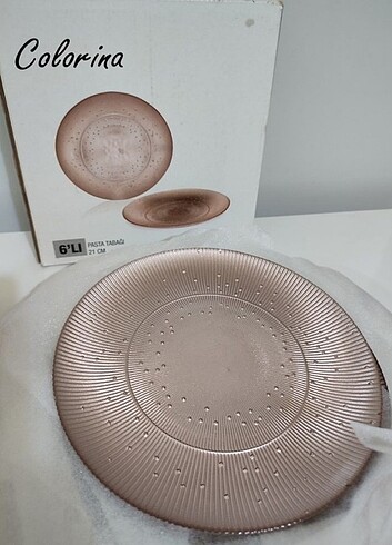 Colorina 6'lı Pasta-Sunum Tabak Seti 21 cm - Görsel 4