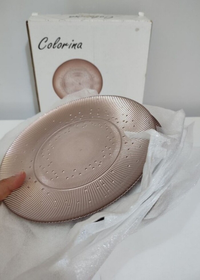 Colorina 6'lı Pasta-Sunum Tabak Seti 21 cm - Görsel 2