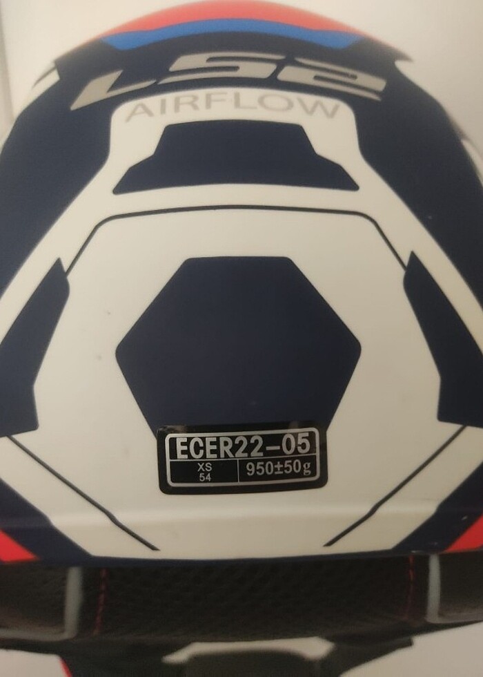 LS2 AIRLOW Renkli Vizör Özel Seri XS 54cm - Görsel 2