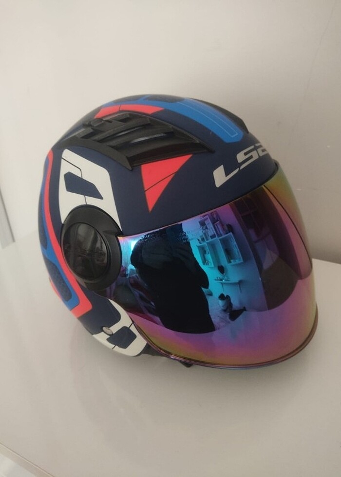 LS2 AIRLOW Renkli Vizör Özel Seri XS 54cm - Görsel 4