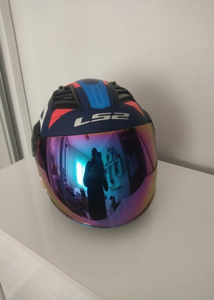 LS2 AIRLOW Renkli Vizör Özel Seri XS 54cm - Görsel 5