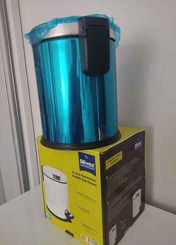 SİLİWAX 5 LT ELİT PASLANMAZ ÇÖP KOVASI - Görsel 7