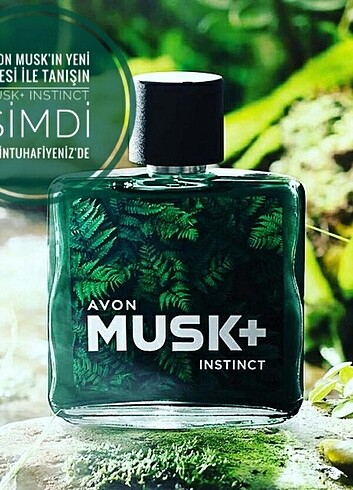 AVON MUSK+'IN YENİ ÜYESİ INSTINCT 75ml ERKEK PARFÜM