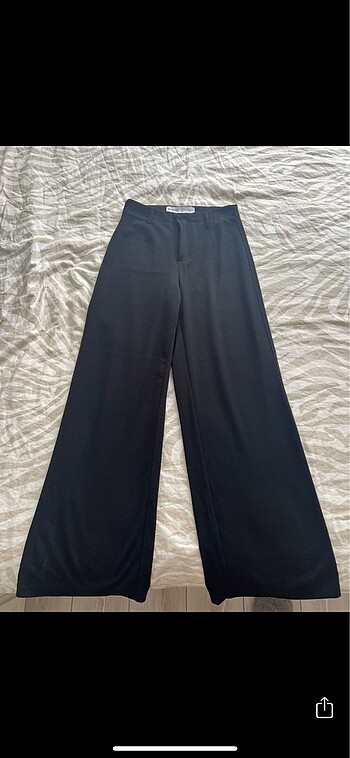 36 Beden Bershka siyah kumaş pantolon
