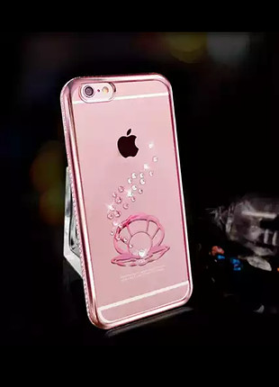 Iphone 6 Plus 6s Plus Pembe İstiridye Kılıf