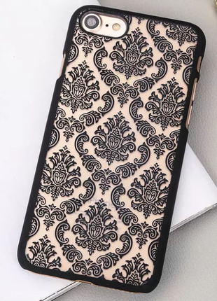 Iphone 7 7s Damask Siyah Kılıf