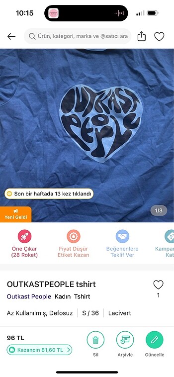 m Beden Outkastpeople Tshirt