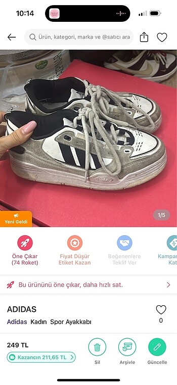 Adidas ayakkabi