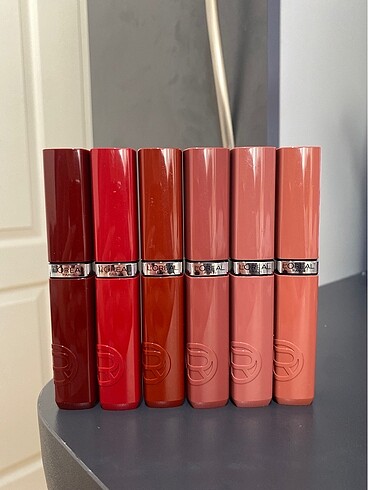  Beden kahverengi Renk Loreal Paris Likit Ruj