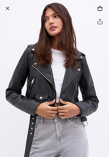 Pull and Bear Pull&Bear Deri Ceket