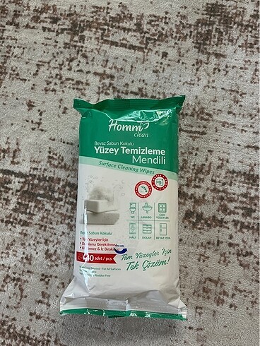 Yüzey Temizleme Mendili (HommBitkisel)