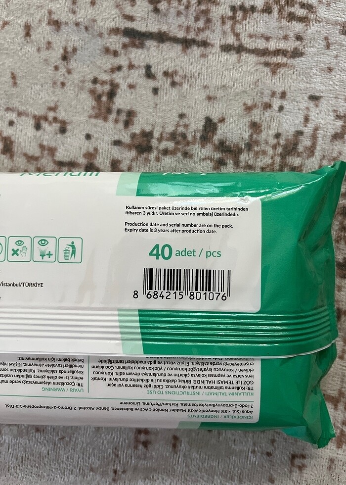 Yüzey Temizleme Mendili (HommBitkisel) - Görsel 2