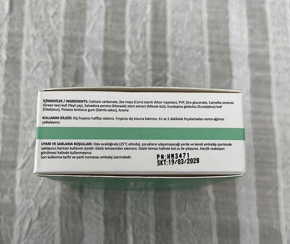Diğer Damla Sakızlı Diş Tozu (HommBitkisel)