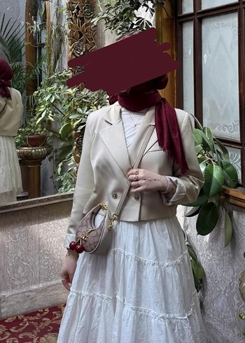 universal Beden Aybike stil Kısa Kesim Kadın Blazer Ceket Etiketli sıfır