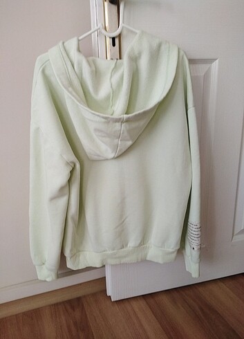 xs Beden Lcw fıstık yeşili fermuarlı sweatshirt 