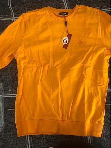 l Beden sarı Renk Erkek Basic Sweetshirt