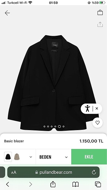 Pull&Bear basic blazer