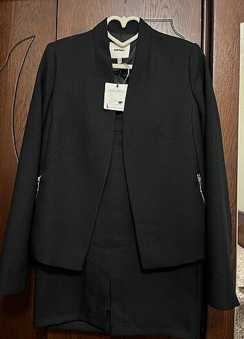  Koton Takım elbise ikili takım ceket etek 