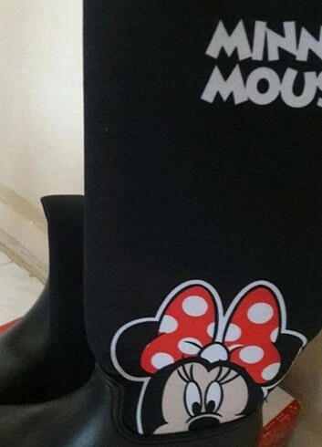 36 Beden Minnie Mouse Desenli Yağmur Çizmesi