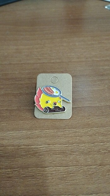  Beden Anime Howl's Moving Castle Calcifer Metal Pin