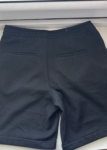 Zara erkek Siyah Rahat Kesim Midi Şort - Görsel 2