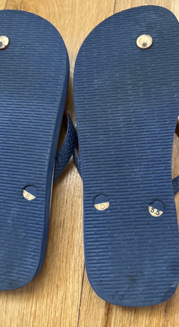 Mavi Baskılı Havaianas Erkek terlik - Görsel 2