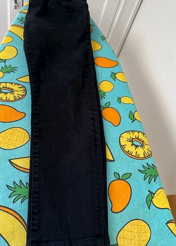 Mavi Siyah Baskılı Kadın Jean Pantolon - Görsel 2