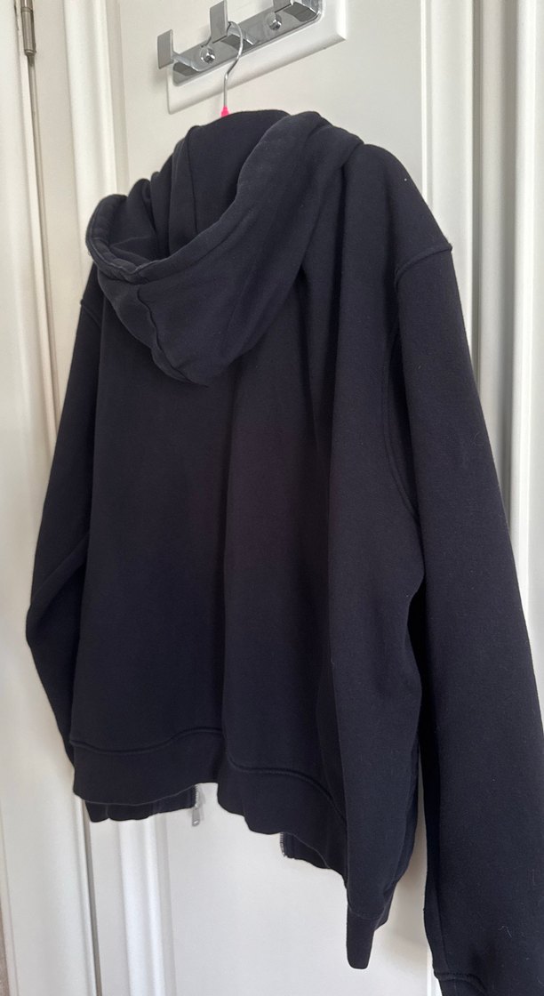 Lacivert Kapüşonlu Fermuarlı ceket - Görsel 3