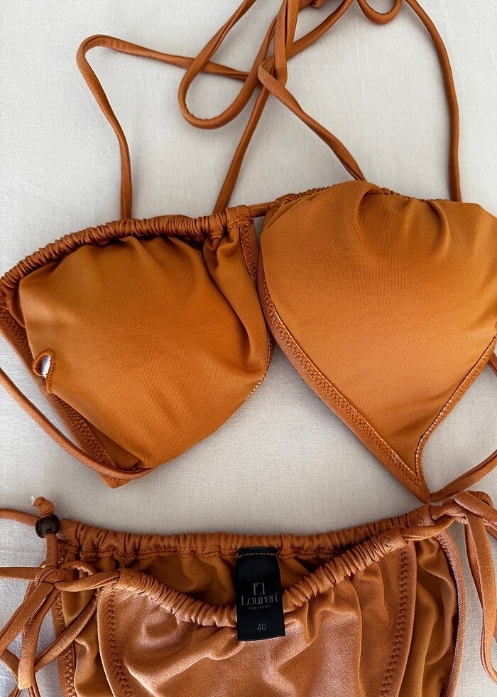 Kadin üçgen bikini. - Görsel 3