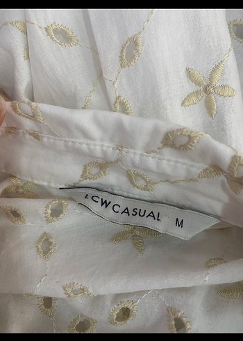 Pamuklu Beyaz Midi Bohem Elbise - Görsel 3